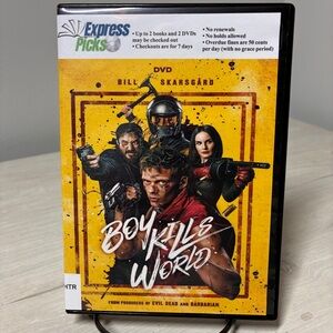 Boy Kills World DVD Bill Skarsgard Action Thriller Cult Lionsgate ExLibrary